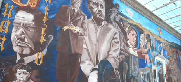 Mural dedicado a Juan Rulfo