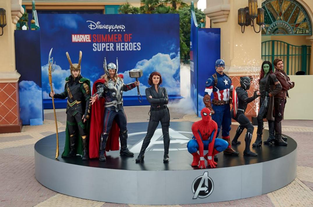 Los Super Héroes de Marvel aterrizan en Disneyland Paris