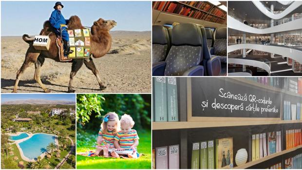 A lomos de un camello o en un vagón de tren, estas son las bibliotecas más originales del mundo