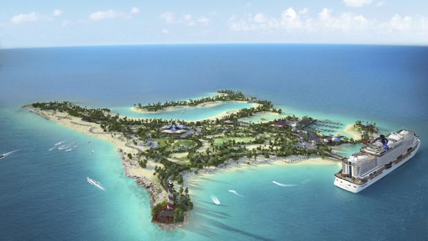 Así es la isla privada que se está «fabricando» en el Caribe