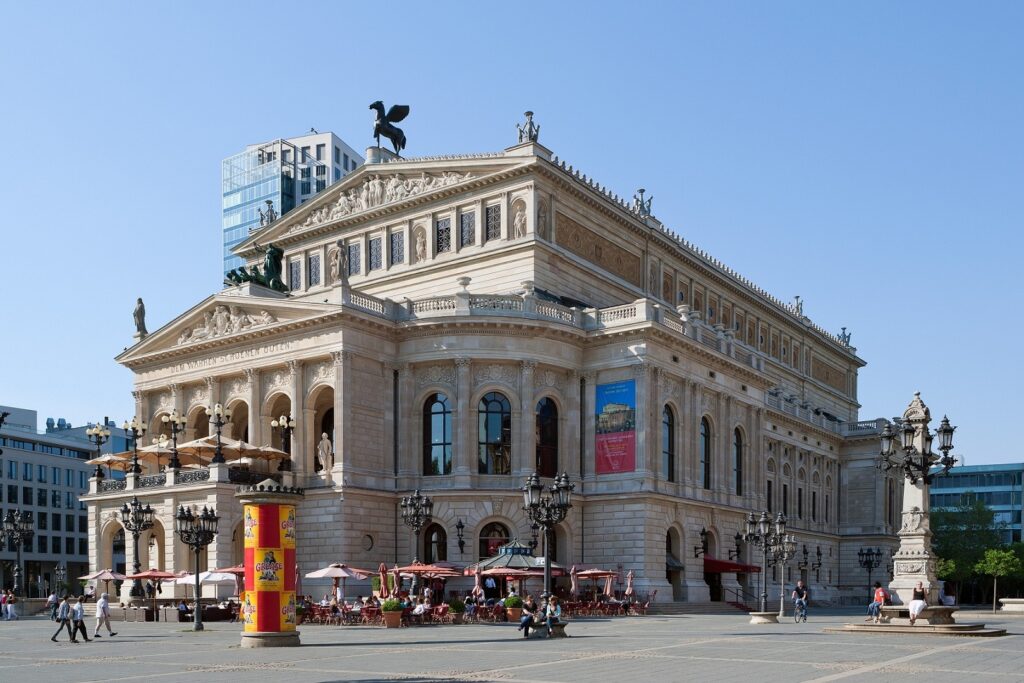 edificio de la ópera-Frankfurt